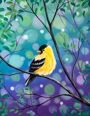 On Demand: Spring Goldfinch with Yulia Art Studio (RMM Ltd.)