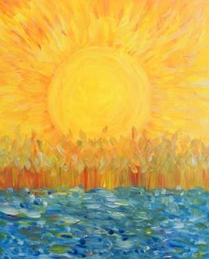 Sunshine for Van Gogh - Paint and sip event at Melange at Le Meridian Pasadena Arcadia  in Arcadia , CA - PaintNite.com