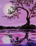 Lavender Moonlit Silhouette thumbnail view
