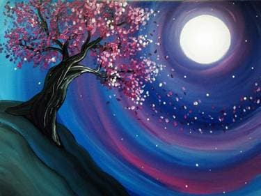 Lust in the Wind - Paint and sip event at Newcastle Kitchen + Bar in Edmonton, AB - PaintNite.com