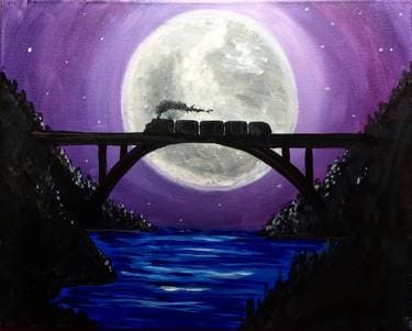 Midnight Train - Paint Nite event in Los Angeles , CA