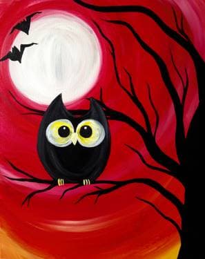 Spooky Nite - Paint and sip event at The Twin Otter Pub in Edmonton, AB - PaintNite.com