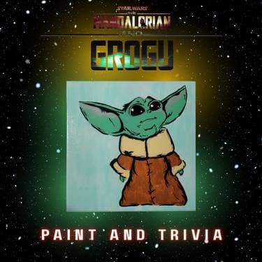 Grogu - Paint and sip event at Grafted Cellars Winery & Restaurant in Claremont, CA - PaintNite.com