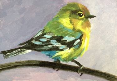 Pretty Bird - Paint and sip event at 300 Club Lounge (Yosemite Lanes) in MODESTO, CA - PaintNite.com