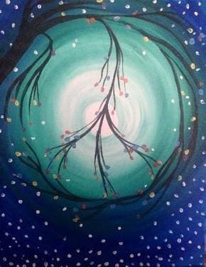 Peace On Earth - Paint and sip event at NU Kitchen - Somerville in Somerville, MA - PaintNite.com