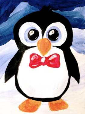 Spiffy Penguin - Paint Nite event in Edmonton, AB