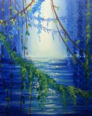 Blue Lagoon II - Paint and sip event at Uno Pizzeria & Grill in Norfolk, VA - PaintNite.com