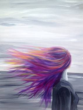 Majesty in Minutia - Paint Nite event in Airdrie, AB