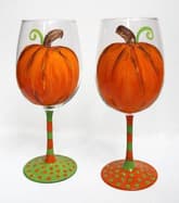 Pumpkin Patch WINE GLASSES thumbnail