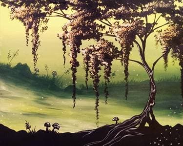 Fairy Willow - Paint Nite event in Winnipeg, MB