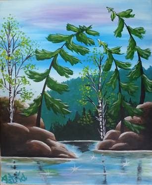 Northern Shore - Paint Nite event in Lindsay, ON