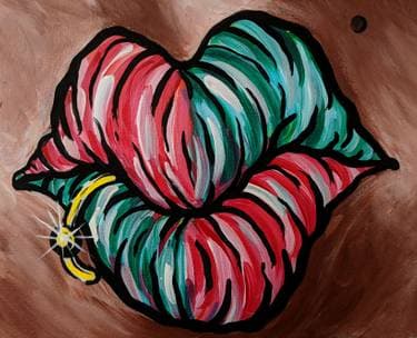 Sexy Lip Ring - Paint Nite event in White Plains, MD