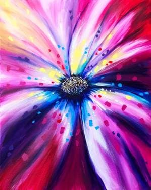 Sparkle Daisy - Paint Nite event in Edmonton, AB