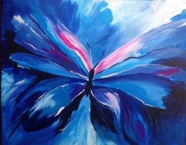 Butterfly Dream II - Paint Nite event in Edmonton, AB