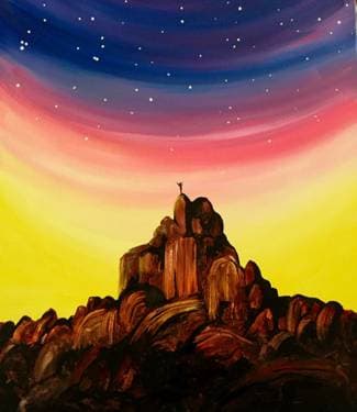 On Top of the World - Paint and sip event at The Tap - Regina in Regina, SK - PaintNite.com
