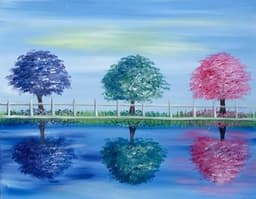 Three Trees in Spring thumbnail