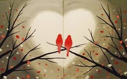 Love Birds Partner Painting thumbnail