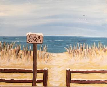 Beach Closed - Paint Nite event in Schaumburg, IL