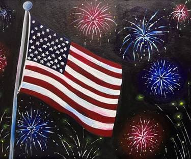 America! - Paint Nite event in Milton, DE