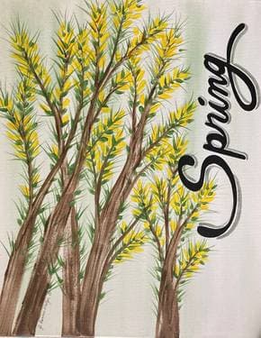 Spring Bloom - Paint and sip event at Taco Bravo in LUTHVLE TIMON, MD - PaintNite.com