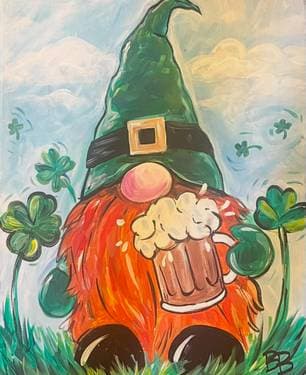 Lucky Gnome - Paint and sip event at The Canadian Brewhouse - Sherwood Park in Sherwood Park, AB - PaintNite.com