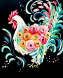 Floral Chicken  thumbnail view