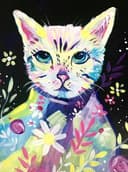 Floral Color Cat  thumbnail view