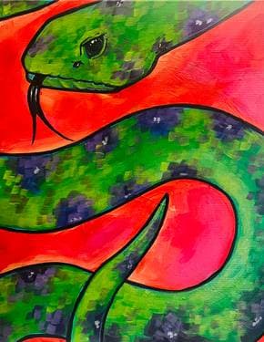 Year of the Snake - Paint and sip event at Barleycorn's Florence in Florence , KY - PaintNite.com