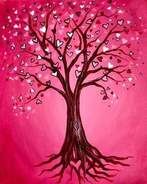 Together Tree - Paint Nite event in BLOOMINGTON, IL