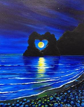 Moon Lover - Paint Nite event in Milton, DE
