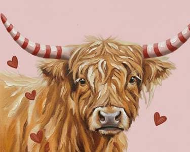 Will Moo Be Mine? - Paint and sip event at Wild Wing Kingston in Kingston, ON - PaintNite.com