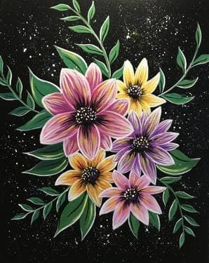 Galaxy Garden - Paint Nite event in Oshawa, ON