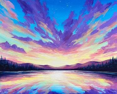 Sunrise Horizons - Paint Nite event in Mesa, AZ