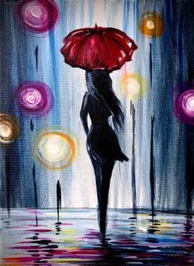 Red Umbrella Lady with Michelle Ducasse