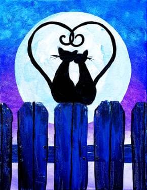 Purr-fect Love - Paint Nite event in Florence , KY