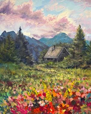 Wildflower Cabin - Paint Nite event in Gatineau, QC