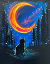 Crescent Moon Cat thumbnail