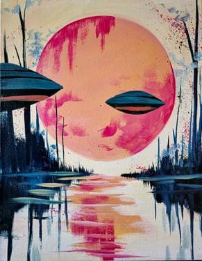 UFOh Yeah! - Paint and sip event at Royal Oak Hunt Club in Ottawa, ON - PaintNite.com