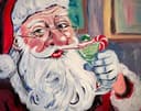 Sipping Santa thumbnail view