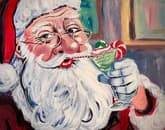 Sipping Santa thumbnail