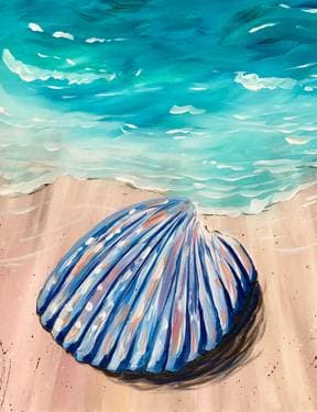 Sea Shell - Paint Nite event in Wheatland, CA