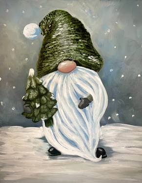 Wintergreen Gnome - Paint Nite event in Peoria, IL