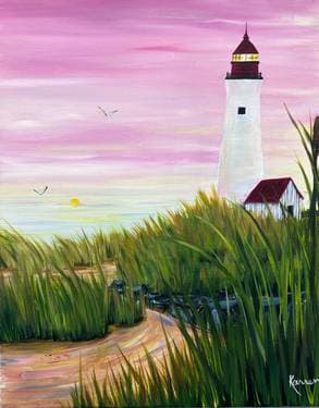 Standing Watch - Paint and sip event at WXYZ Lounge at Aloft Hotel in Calgary , AB - PaintNite.com