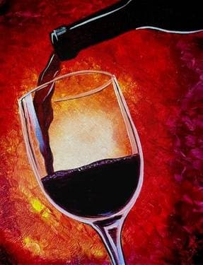 Pour the Wine - Paint Nite event in Sunnyvale, CA