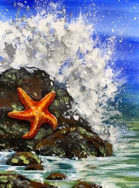 Just Hang On - Paint and sip event at Six Mile Pub in Victoria, BC - PaintNite.com