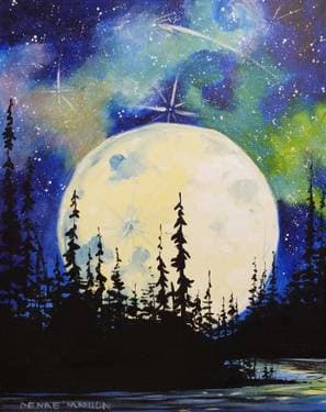 Galaxy Riverbend - Paint and sip event at Feral Public House - Heathen in Vancouver, WA - PaintNite.com