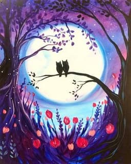 Moonlit Owl Love thumbnail