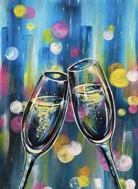 Cheers to You - Paint Nite event in Toronto , ON