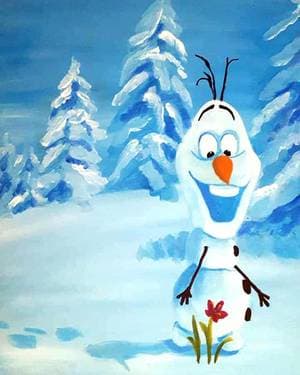 Snowman Joe - Paint and sip event at Tacotarian  in HENDERSON, NV - PaintNite.com