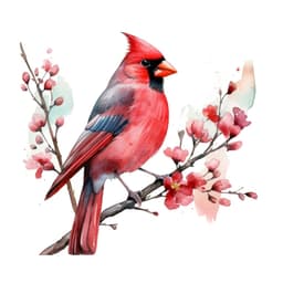 WATERCOLOR Cardinal thumbnail